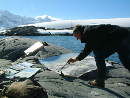 field sketching antarctia 2