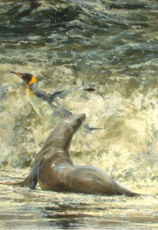 kings and fur seal