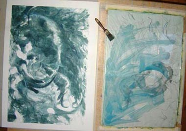 monoprinting_artist's studio_bruce pEARSON